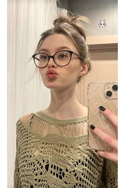 MONAL Taly Mavi Işık Korumalı Gözlük Unisex Cateye Optik Uyumlu Camları Değiş...