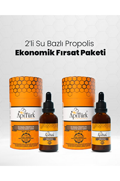 APİTÜRK Su Bazlı Propolis 50 Ml 2 Adet