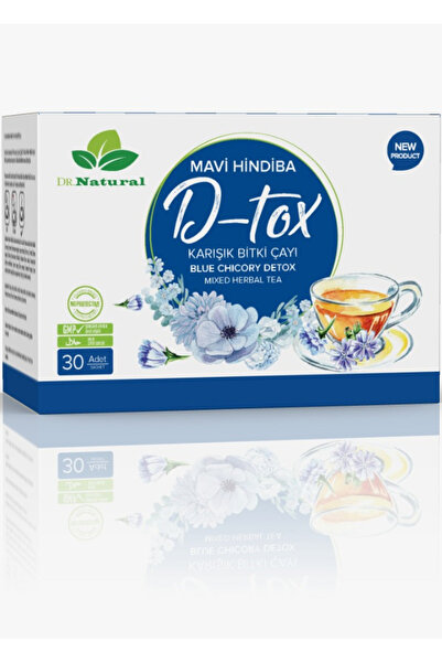 DRNATURAL Mavi Hindiba Detox Karışık Bitki Çayı 30 Şase Mavihindiba Detoks Tozu