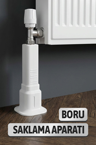 Badem10 Пластиковий білий регульований пристрій для зберігання труб радіаторн...