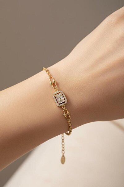 Çgk Çiğdem Gürel Kuyumculuk ÇGK Kadın Baget Parçalı Dorikalı Doç Zincirli Alt...