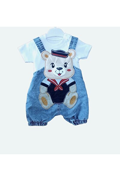 Temiz Baby ERKEK BEBEK ARMALI SALOPET TAKIM-% 100 Cotton,Bisiklet Yaka,Yarım ...