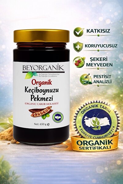 BEYORGANİK Organik Keçiboynuzu Pekmezi 650gr