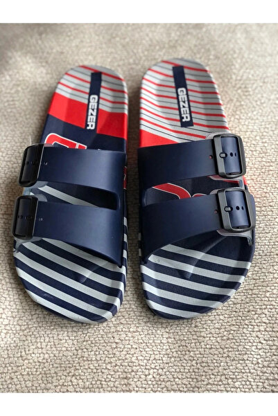 GEZER شبشب رجالي للاستخدام الداخلي والشرفة وحمام السباحة والشاطئ ونعل مريح لل...