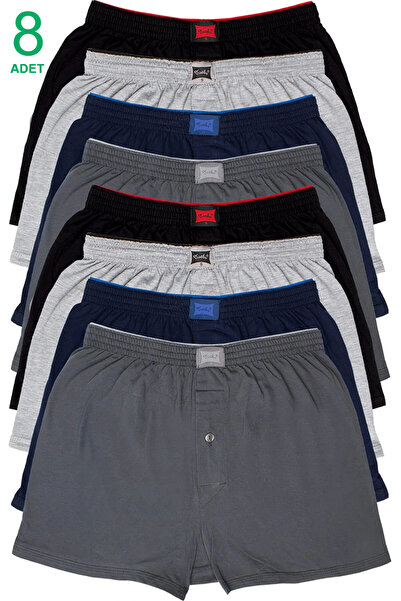 Tutku 8 részes férfi fésült pamut törölköző derék boxer szett