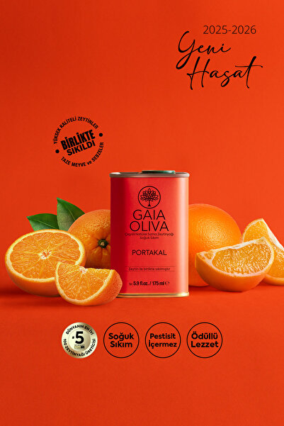 Gaia Oliva Portakal Çeşnili 175 ml Natürel Sızma Zeytinyağı