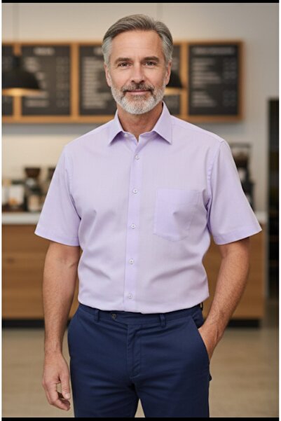 Grand Star DAKRON КОРОТКОРУКА КЛАСИЧНА ЧОЛОВІЧА СОРОЧКА З КИШЕНЯМИ