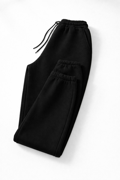 MARKATEM Gumi derékrésszel és fűzős Joger pantalon 2 szálú, gumírozott szárú, KOMFORTOS szabású