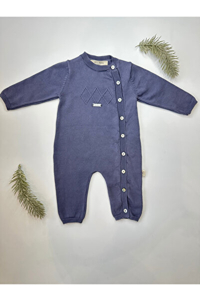 NİNOS ALEGRES KIZ - ERKEK %100 PAMUK YANDAN AÇILIMLI BAKLAVA DESEN TULUM ANTR...