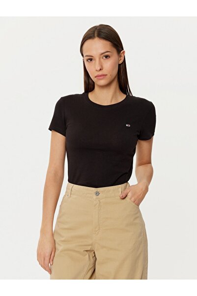 Tommy Hilfiger تي شيرت TJW SLIM برقبة على شكل حرف C