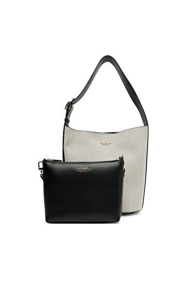 Guess Women's Shoulder Bag Ag966204-Natural-Black