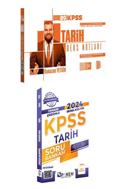 Yargı Yayınları Benim Hocam 2026 KPSS Ramazan Yetgin Tarih Ders Notları+ Tari...