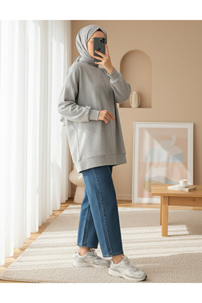 Modamorfo Women's Basic Plain Tunic - 24W-32108Tun