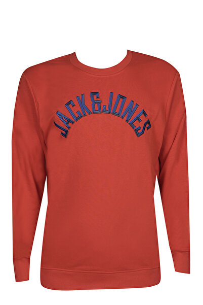 Jack & Jones SWEATSHIRT BĂRBAȚI 12148729-FIERY-RED
