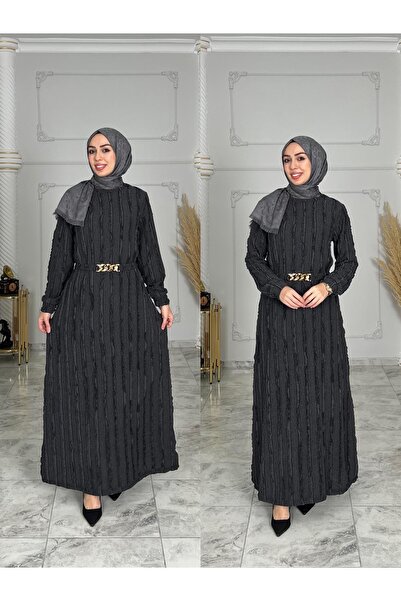 suphan tekstil Chain ​​Detail Dress