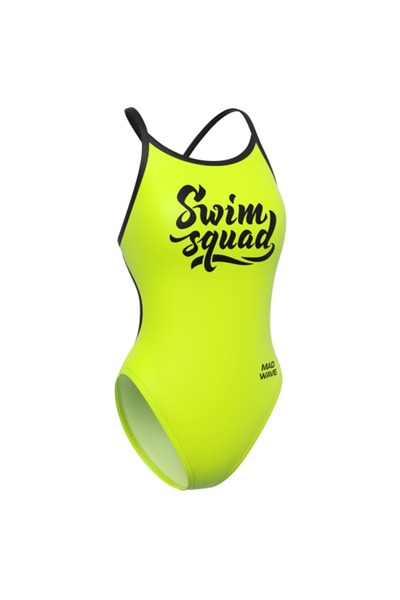 Mad Wave ملابس سباحة نسائية مضادة للكلور فلاش PBT - أخضر - مقاس M/38