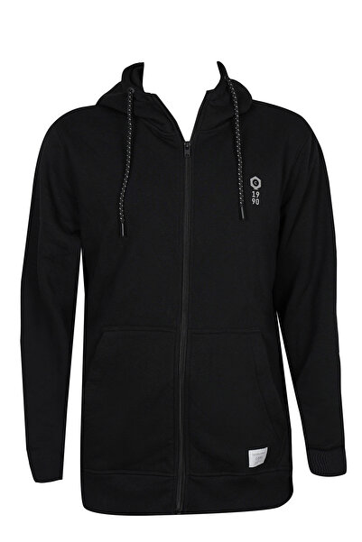 Jack & Jones SWEATSHIRT BĂRBAȚI 12118661-NEGRU