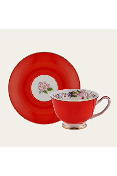 ROY KING 6 Pieces Coffee Cup 90 Cc Red