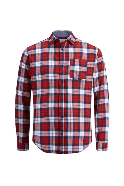 Jack & Jones CĂMAȘĂ BĂRBAȚI 12144695-FIERY-RED