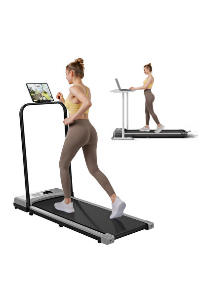 Rovyfota وسادة مشي كبيرة، 3 في 1 أجهزة مشي قابلة للطي محمولة، وسادة مشي منخفضة الضوضاء بقوة 2.5 حصان