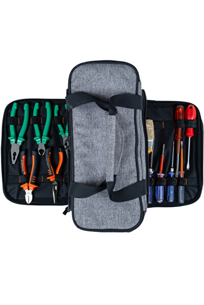 Probag Su Geçirmez 63 Bölmeli Dayanıklı Alet Takım Çantası – Omuz Askılı Prof...