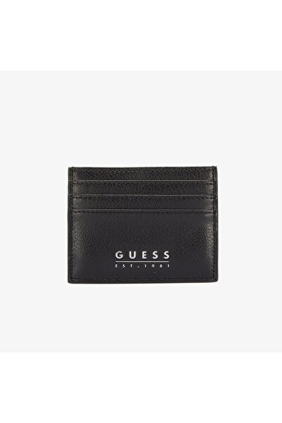 Guess Suport pentru carduri Mestre Black pentru bărbați