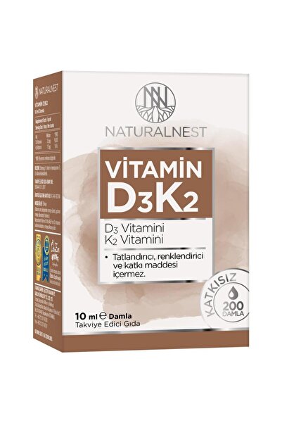 Naturalnest Vitamin D3K2 Damla 10 ml