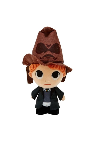 Harry Potter Păpușă de pluș Ron Weasley cu Pălăria Sortatoare, 18 cm
