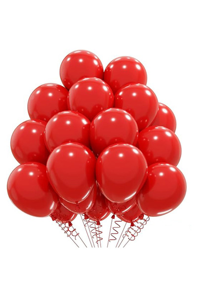 Genel Markalar Fırsat Ayı Balon 10kırmızı Pastel