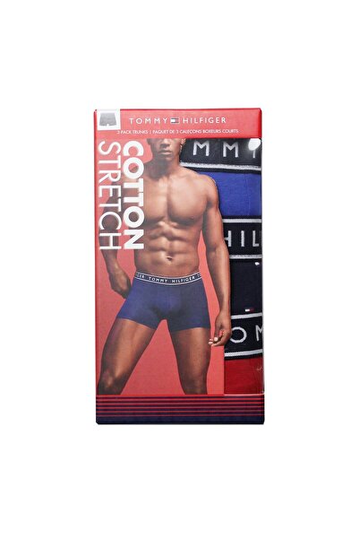 Tommy Hilfiger سروال بوكسر رجالي قطني مطاطي 3 قطع 09T4225-413