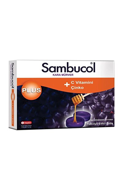 Sambucol Plus Kara Mürver Ekstresi 20 Pastil