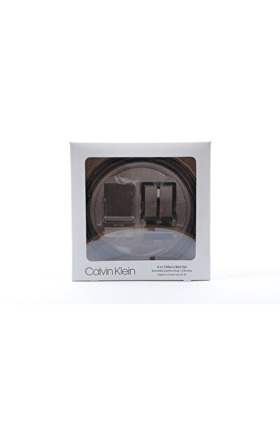 Calvin Klein حزام 4 في 1 للرجال 11ck010009-أسود-بني