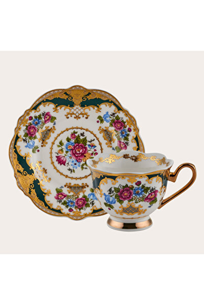 ROY KING طقم فناجين قهوة من البورسلين مكون من 6 قطع من وينترلينج MNG 61