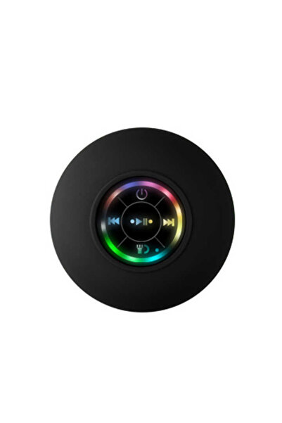 clickzu Αδιάβροχο ηχείο Bluetooth, IPX4, βεντούζα, RGB LED, handsfree, 3W, μπ...