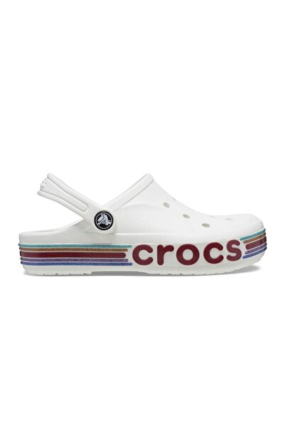 Crocs 209731 -100 Bayaband Rainbow Glitter - Чехли за печка Бяло