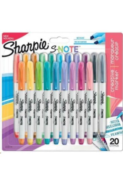 Sharpie Snote Kreatif Markör Karışık 20’li Bls 2139179