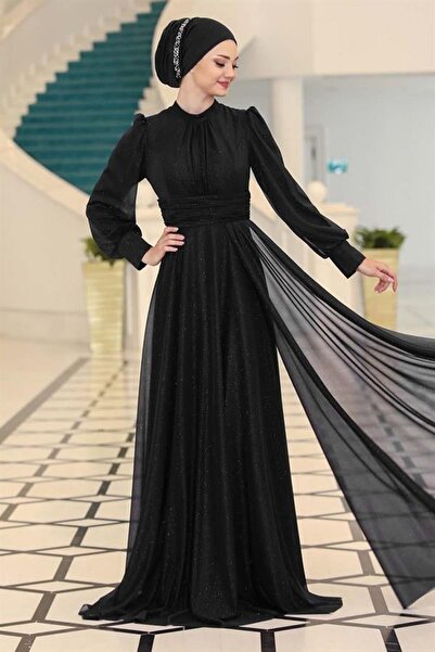 miss newal Kübra Abiye Siyah