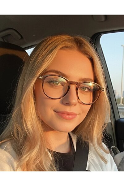 BluePepper Toms V6 Round Blue Light Filter Screen Glasses Can Change Optical ...