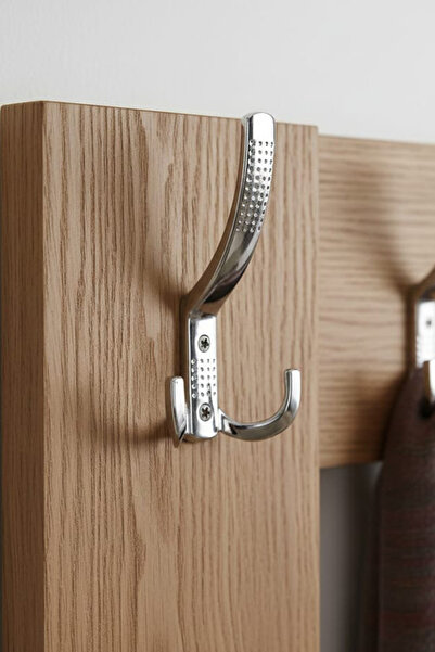 BERFİNO 662 Krom Kaplama 2 Kollu Portmanto Askısı | Zamak Gövde | Duvar & Kap...