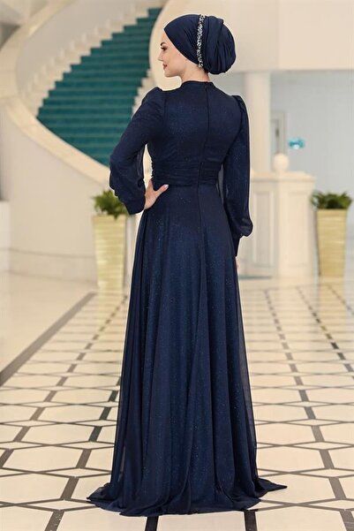 miss newal Kübra Abiye Lacivert