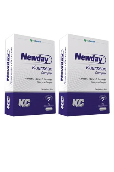 Rcfarma Newday Kuersetin Complex 60 Vejetaryen Kapsül x2 Adet