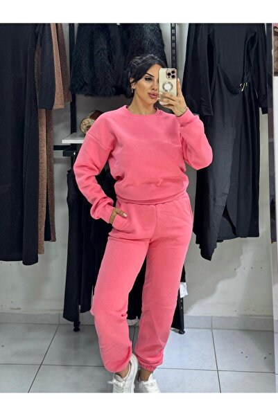 inci bayan giyim ΓΥΝΑΙΚΕΙΟ ΣΕΤ επένδυση fleece ΦΑΝΕΛΕΣ ΜΕ ΛΟΥΡΑΚΙΑ ΜΕ ΤΡΕΙΣ Κ...