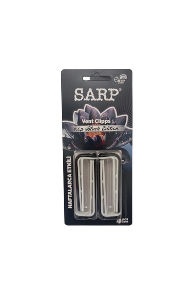 Sarp Araba Otomobil Oto Kokusu Klıps Mıx Flower Araç Kalorifer Havalandırna Petek klipsi Black Edition