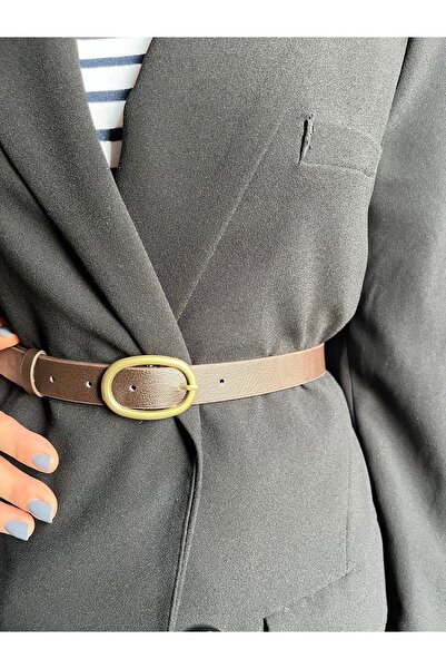 LİA KEMER Desire Ring Patterned Faux Leather Women's Antique Vintage Buckle B...