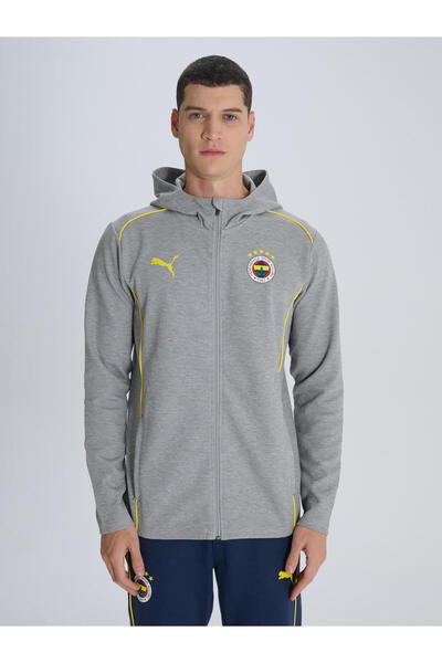 Fenerbahçe PUMA FENERBAHÇE KAPŞONLU GRI SWEAT