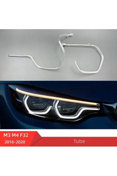 Xenon Bright Set reparații faruri DRL dreapta cu fibră optică BMW Seria 4 F32, F36 Facelift cu LED adaptiv