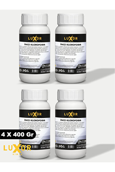 Luxor Kimya İnce Kloroform 4 x 400Gr