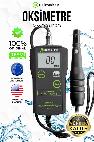 Milwaukee Çözünmüş Oksijen Ölçer Mw600 Do Metre - Pro Dissolved Oxygen Meter