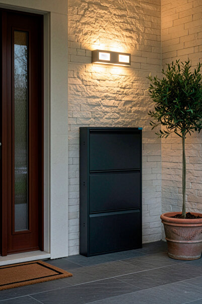 LICCIA Metal Ayakkabılık 3 lü Antrasit