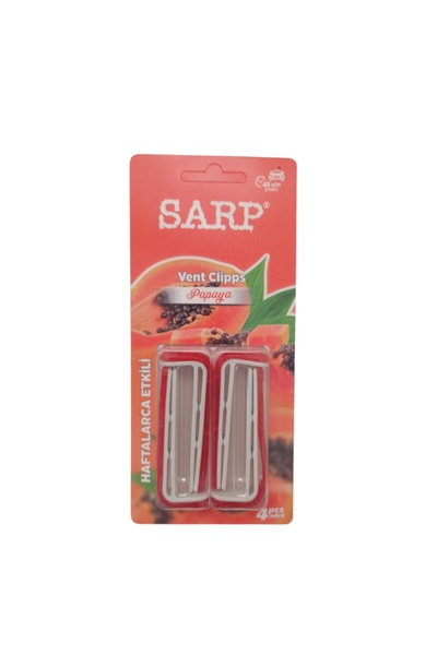 Sarp Araba Otomobil Oto Klima Kokusu Klıps Mıx Flower Araç Kalorifer Havalandırma Petek klipsi Papaya